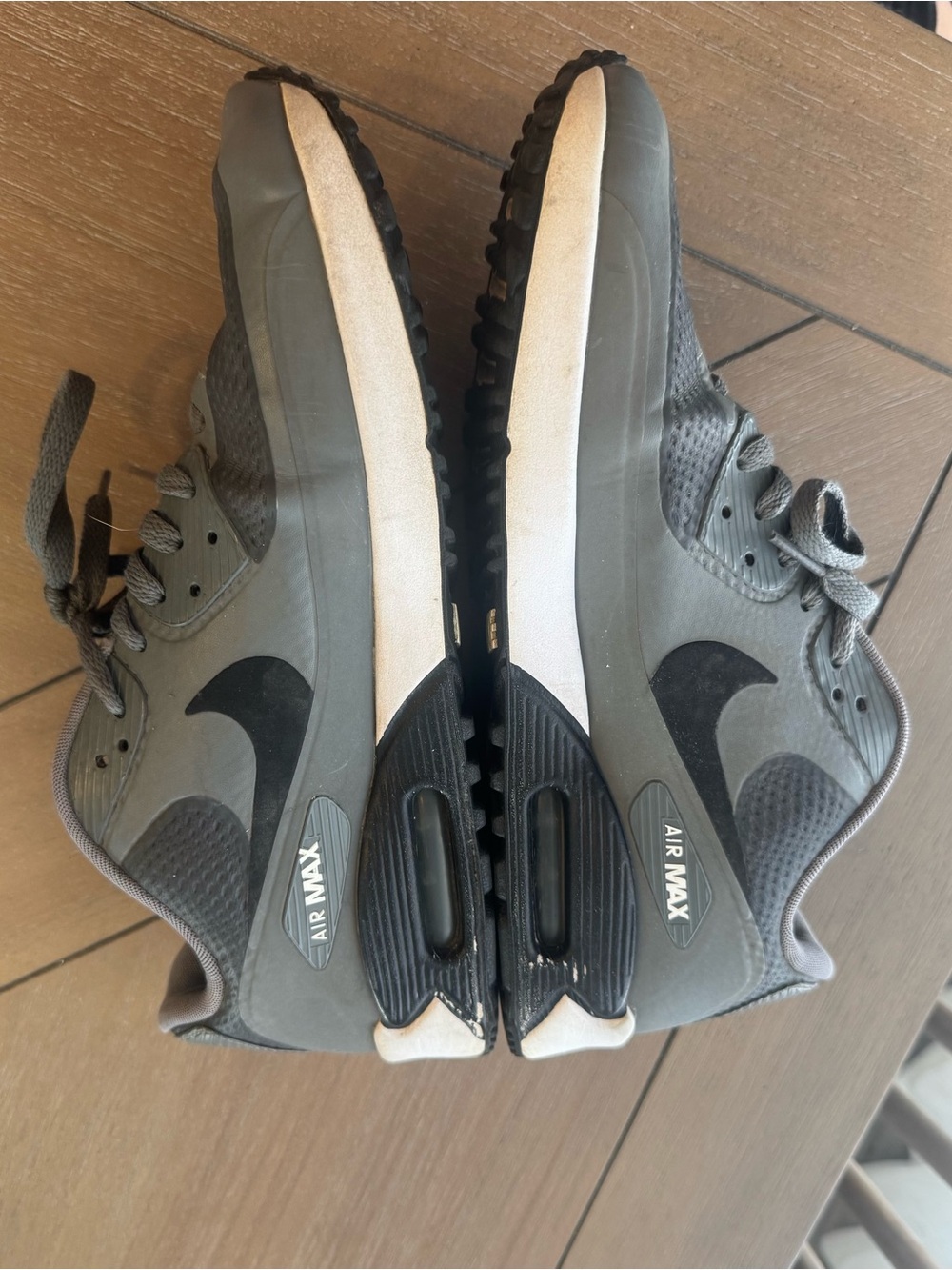 Nike Men’s Air Max Golf Shoes - Grey, Black, & White - Picture 5 of 13